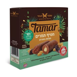 חטיף תמרים במילוי חמאת שקדים - מארז 72 יח'