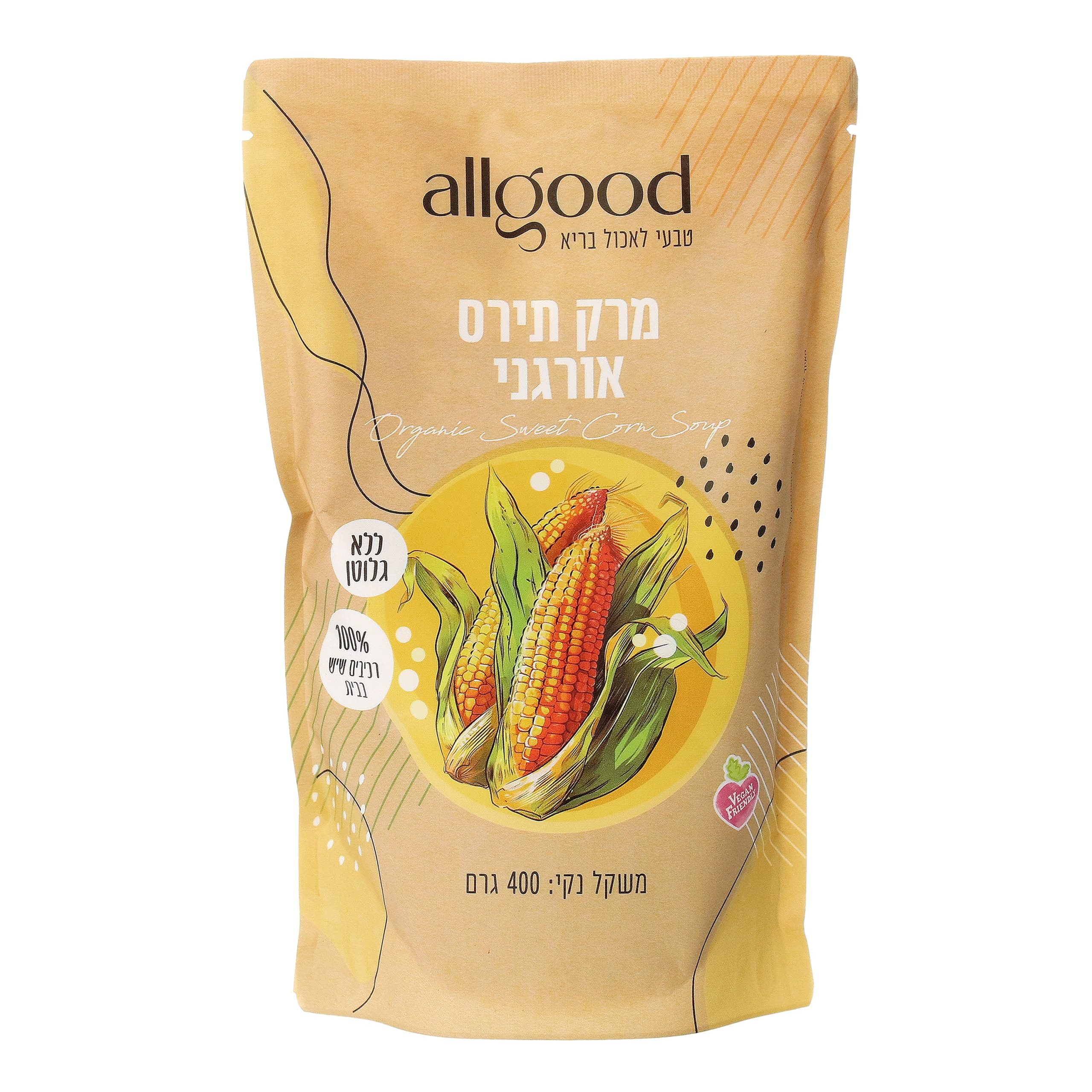 מרק תירס אורגני - מארז 10 יח'