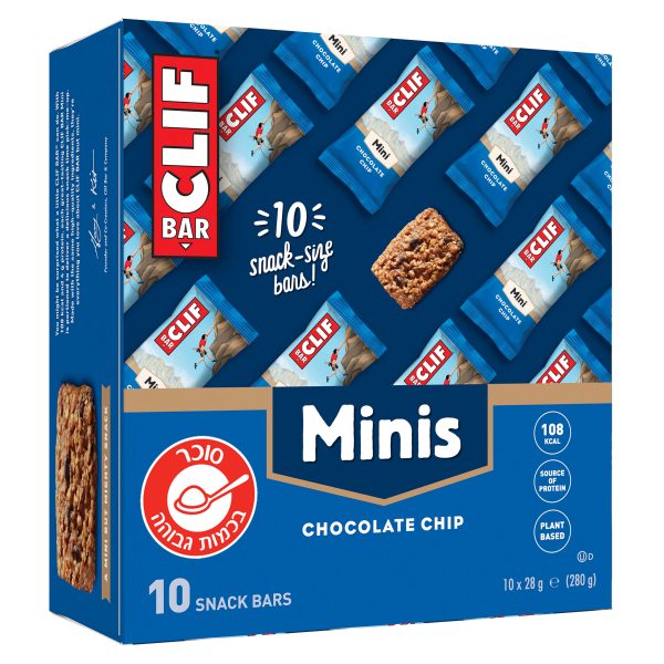 ⁦חטיף אנרגיה CLIF עם שבבי שוקולד - מארז 10 יח'⁩ – תמונה ⁦2⁩