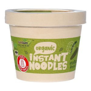 נודלס "קארי ירוק" אורגני להכנה מהירה - מארז 12 יח'