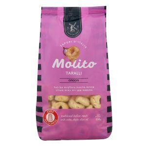 עוגיות מלוחות Molito בטעם בצל - מארז 230 גר'